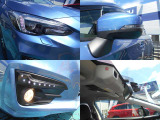 夜間明るく快適な『LEDヘッドライト』&『フォグランプ』!!人気の『ウインカードアミラー』!!スタイリッシュに昼間点灯『LEDアクセサリーライナー』!!運転支援システム『アイサイト3』搭載モデル!!!