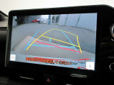 バックカメラで後方がリアルタイム映像で確認できます!商業施設や駐車場での駐車時や、夜間のバック時にも安心です♪