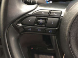 【ステアリングスイッチ】左です。ハンドルから手を離さず、運転に集中したまま手元でオーディオ操作等ができます。