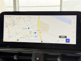【ナビ画面】主に地図を表示し、目的地へのルート案内や渋滞情報などを表示するために使われます。