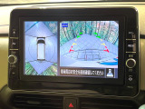 【アラウンドビューモニター】専用のカメラにより、上から見下ろしたような視点で360度クルマの周囲を確認することができます☆死角部分も確認しやすく、狭い場所での切り返しや駐車もスムーズに行えます。