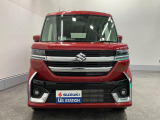 令和7年式 スペーシアカスタムHYBRID XS LEDヘッドランプ フェニックスレッドパール