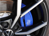 Rモデルならではのブルーキャリパーを採用。細部までスポーティさにこだわった一台です。