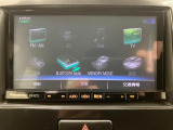 【ナビ】TV CD/DVD再生など多彩なメディアに対応したメモリーナビを装備しています。