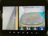 【全方位モニター】 4つのカメラで映像を映し出します。発進時、後退時も周囲の安全を確認し、サポートします^^