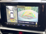 【パノラマモニター】専用のカメラにより、上から見下ろしたような視点で360度クルマの周囲を確認することができます☆死角部分も確認しやすく、狭い場所での切り返しや駐車もスムーズに行えます。
