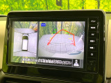 【アラウンドビューモニター】専用のカメラにより、上から見下ろしたような視点で360度クルマの周囲を確認することができます☆死角部分も確認しやすく、狭い場所での切り返しや駐車もスムーズに行えます。