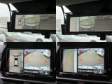 360度アラウンドビューモニター&バックカメラで駐車が苦手な方でも安心です♪