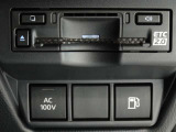 非常時やキャンプなどに役立つAC100Vコンセント付きです。ETCも装備してます。