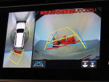 バックガイドモニターを装備しています、車庫入れもラクラクです。パノラミックビューモニターを搭載しています、上からの画像も表示されます。
