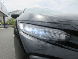 明るいLEDヘッドライトで、夜道も安心して運転して頂けます。