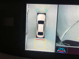 アラウンドビューモニター付!自分の車を真上から見たような映像です。でも、補助的な機能ですので過信せず、自分の目で安全を確認しながら操作してくださいね。