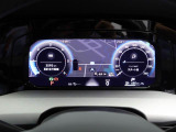 デジタルメータークラスター【Digital Cockpit Pro】付き車両。メーター内にナビゲーションが表示されます。
