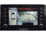 パノラミックビュ-モニタ-が付いているので、運転席から確認しにくい車両周辺の状況を把握出来ます。