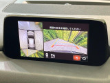 【360&deg;ビューモニター】専用のカメラにより、上から見下ろしたような視点で360度クルマの周囲を確認することができます☆死角部分も確認しやすく、狭い場所での切り返しや駐車もスムーズに行えます。
