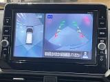 【アラウンドビューモニター】車を上から見下ろしているかのような映像で周囲の状況がひと目で確認、狭い駐車場に駐車するときも安心です♪♪障害物などがあると警告音がなりますので安心して駐車が出来ます★
