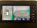 【全方位モニター】 4つのカメラで映像を映し出します。発進時、後退時も周囲の安全を確認し、サポートします^^