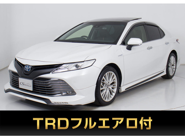 カムリ 2.5 G レザーパッケージ 禁煙 サンルーフ TRDフルエアロ 黒本革