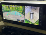 【マルチアラウンドモニター】専用のカメラにより、上から見下ろしたような視点で360度クルマの周囲を確認することができます☆死角部分も確認しやすく、狭い場所での切り返しや駐車もスムーズに行えます。