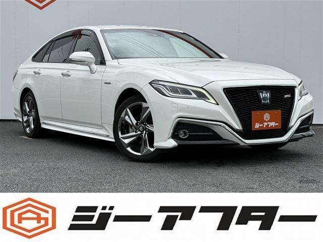 クラウン ハイブリッド 2.5 RS アドバンス 禁煙車 黒革シート 純正8インチナビ