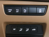 運転席回りのスイッチで安全装備のON/OFFも簡単に!