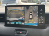【マルチビューカメラシステム】専用のカメラにより、上から見下ろしたような視点で360度クルマの周囲を確認することができます☆死角部分も確認しやすく、狭い場所での切り返しや駐車もスムーズに行えます。