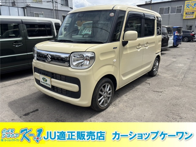 スペーシア ハイブリッド(HYBRID)  X 4WD ブレーキサポート ナビ TV Bluetooth 両側