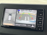 【アラウンドビューモニター】専用のカメラにより、上から見下ろしたような視点で360度クルマの周囲を確認することができます☆死角部分も確認しやすく、狭い場所での切り返しや駐車もスムーズに行えます。
