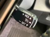【クルーズコントロール】高速道路もラクラク走行。アクセルを離しても一定速度で走行ができ、長距離運転時の負担を軽減!加速・減速も簡単なスイッチ操作で調整できます。