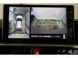 車両を上から見たような映像表示するパノラミックビューモニター付き!