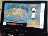 【パノラミックビューモニター】専用のカメラにより、上から見下ろしたような視点で360度クルマの周囲を確認することができます☆死角部分も確認しやすく、狭い場所での切り返しや駐車もスムーズに行えます。