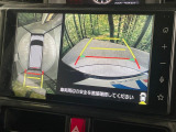 【パノラミックビューモニター】専用のカメラにより、上から見下ろしたような視点で360度クルマの周囲を確認することができます☆死角部分も確認しやすく、狭い場所での切り返しや駐車もスムーズに行えます。