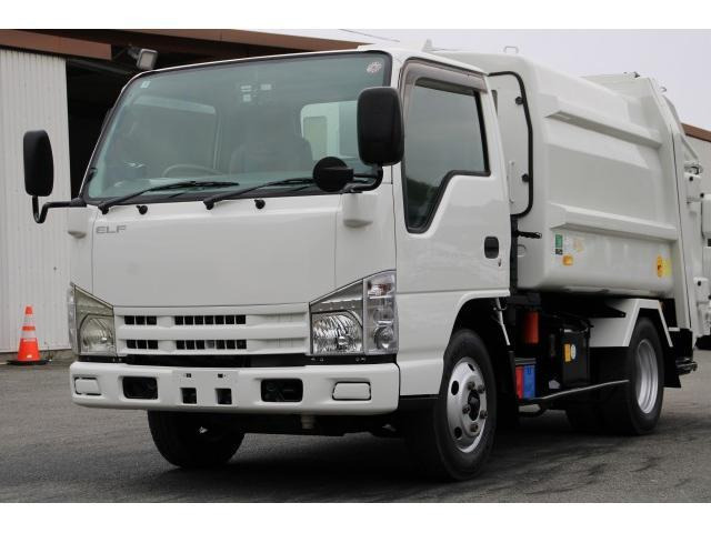 エルフ 塵芥車 回転式 2t積載