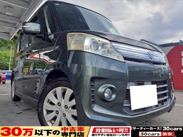 スペーシアカスタム XS Bluetooth対応SDナビ DVD ETC