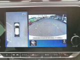 車の全周囲を確認できるアラウンドビューモニター