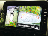 【アラウンドビューモニター】専用のカメラにより、上から見下ろしたような視点で360度クルマの周囲を確認することができます☆死角部分も確認しやすく、狭い場所での切り返しや駐車もスムーズに行えます。
