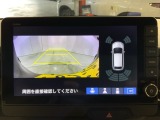 リアカメラ付で、後方をナビ画面で確認。車庫入れも安心です。もちろん、バックギアと連動しています。