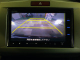 バックカメラの画像です。ガイドラインがスムースな車庫入れをサポートいたします!車庫入れの安心感がアップしますね☆