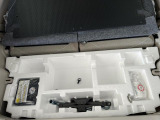 トランクルームにはパンク修理キットがあります。
