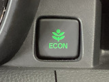 ★ECONスイッチ★ エコドライブを加速しよう!スイッチをONにすると、運転の仕方によるロスを抑え込み燃費をよくするようクルマが頑張ります(*^ー^*)燃費向上にチャレンジ♪