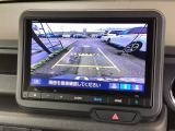 便利な3ビュー切り替え、ガイド線表示付きのバックカメラです!後退時、後方の視界をサポートします!