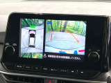 【アラウンドビューモニター】専用のカメラにより、上から見下ろしたような視点で360度クルマの周囲を確認することができます☆死角部分も確認しやすく、狭い場所での切り返しや駐車もスムーズに行えます。