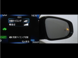 隣車線を走る車両をレーダーで検知し、ドアミラーでは確認しにくい後側方エリアに存在する車両に加え、急接近してくる車両も検知します。車両を検知するとドアミラーに搭載されたLEDインジケーターが点灯します。
