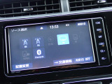オーディオソースはご覧の通りです。Bluetoothを搭載しています。スマホと連動させると音楽等楽しむことが出来ます。