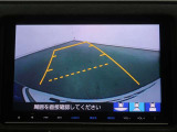 バックガイドモニターで、後方を確認しながら安心して駐車することが出来ます。運転初心者も熟練者も必須の機能ですよ!