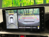 【パノラマモニター】専用のカメラにより、上から見下ろしたような視点で360度クルマの周囲を確認することができます☆死角部分も確認しやすく、狭い場所での切り返しや駐車もスムーズに行えます。