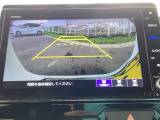 バックモニター付きで、車庫入れやバック時の後方確認をサポート。