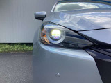 LEDヘッドライトが装着されております!より遠く、より広く、より明るく照らしてくれます!その為、夜間の走行も運転しやすく視認性も良いです♪