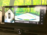 【アラウンドビューモニター】専用のカメラにより、上から見下ろしたような視点で360度クルマの周囲を確認することができます☆死角部分も確認しやすく、狭い場所での切り返しや駐車もスムーズに行えます。