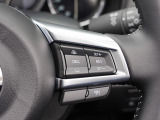 前走車両の速度に合せて、自車の速度を調整できる「MRCC(マツダレーダークルーズコントロール)」を装備しています。